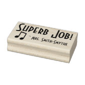 Positiver "Super Job!" Briefmarke aus Gummi Gummistempel (Stempel)