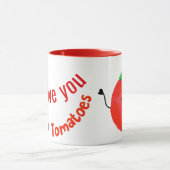 Positiver Tomatenpun - von meinem Kopf Tomaten Tasse (Zentrum)