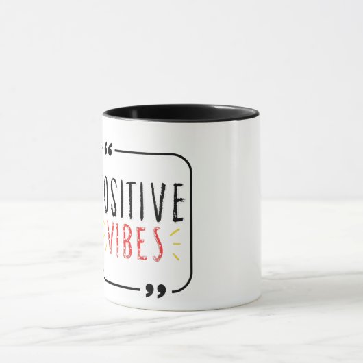 Positiver Vibe Tasse (Zentrum)