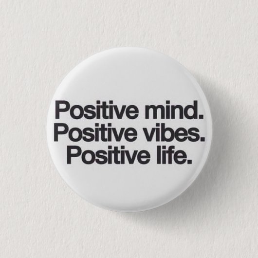 positiver Vibeknopf Button (Vorderseite)
