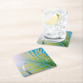 Positiver Vibes Palm Tree Leaf Untersetzer (Vor Ort)