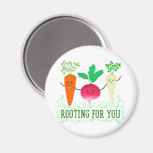 Positiver Wurzelpun - Wurzeln für Sie Magnet (Vorderseite/Rückseite)