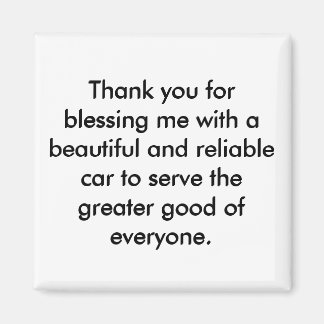 Positives Affirmation Magnet - Danksagung