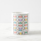 Positives Affirmations-Typografie-Muster Kaffeetasse (Mittel)