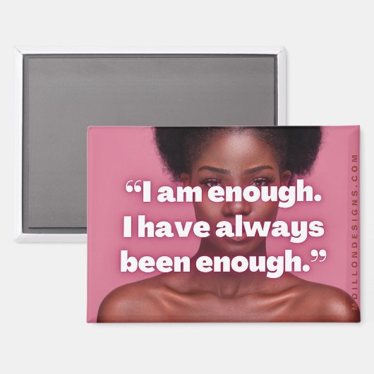 Positives Affirmationsmagnet Magnet (Vorderseite/Rückseite)