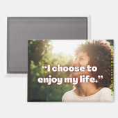 Positives Affirmationsmagnet Magnet (Vorderseite/Rückseite)