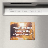 Positives Affirmationsmagnet Magnet (In Situ (Geschirrspüler))