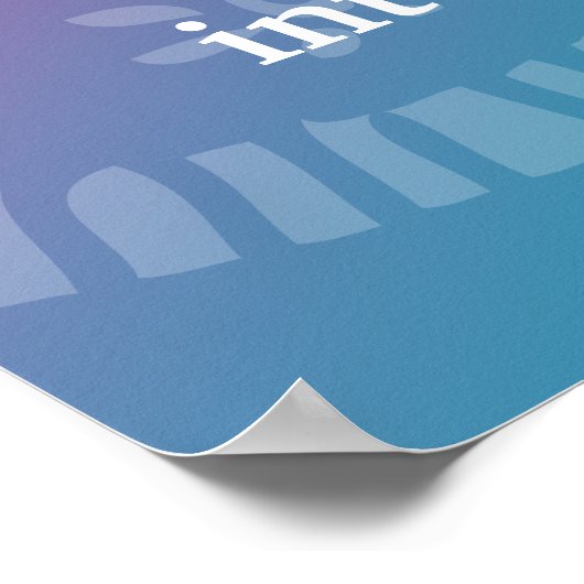 Positives Affirmative Forgiity Anger Management Poster (Ecke)