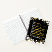 Positives Affirmative Notebook Notizblock (Innenseite)