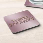 Positives Affirmative Untersetzer Set (Linke Seite)