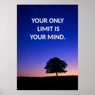 Positives Affirmative Zitat Poster