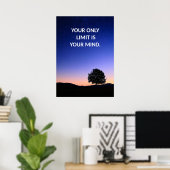 Positives Affirmative Zitat Poster (Heimbüro)
