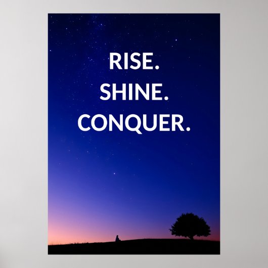 Positives Affirmative Zitat Poster (Vorne)