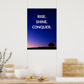Positives Affirmative Zitat Poster (Küche)