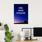 Positives Affirmative Zitat Poster (Heimbüro)
