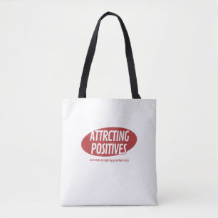Positives anziehen, nur Glück typografie Des Tasche
