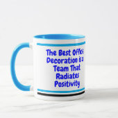 Positives Arbeitsteam (Co-Worker-Geschenk) Motivie Tasse (Links)