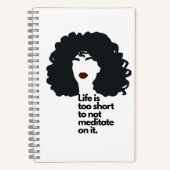 Positives Attitude Daily Sketchbook Notizblock (Vorderseite)