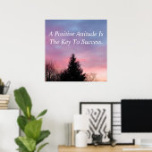 Positives Attitude Poster Inspiration Poster (Heimbüro)