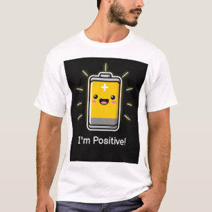 Positives Batterie-Ingenieur-Humor-Tech-Geschenk T-Shirt