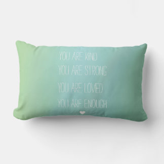 Positives Bejahungsmotivationsgeschenk Lendenkissen