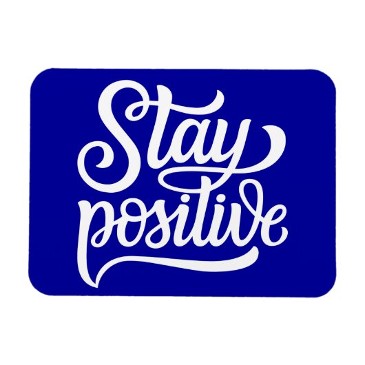 Positives Blau bleibe Magnet (Horizontal)