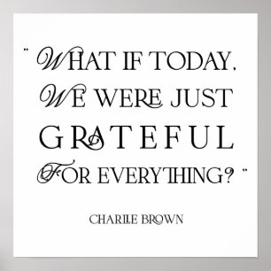 Positives Denk Motivationsposter Poster