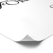 Positives Denk Motivationsposter Poster (Ecke)
