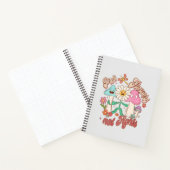 Positives Denken - Auswahl von Blume, nicht Kampf Notizblock (Innenseite)