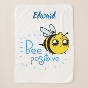 Positives Denken Bee Positive Niedliche Biene Sherpadecke