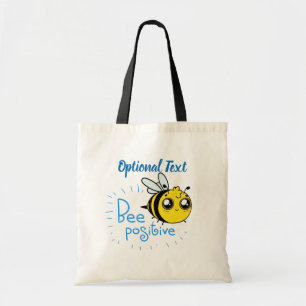 Positives Denken Bee Positive Niedliche Biene Tragetasche