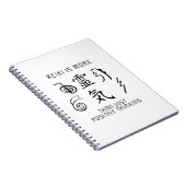 Positives Denken Reiki | SPIRITUALITÄT Notizblock (Rechte Seite)