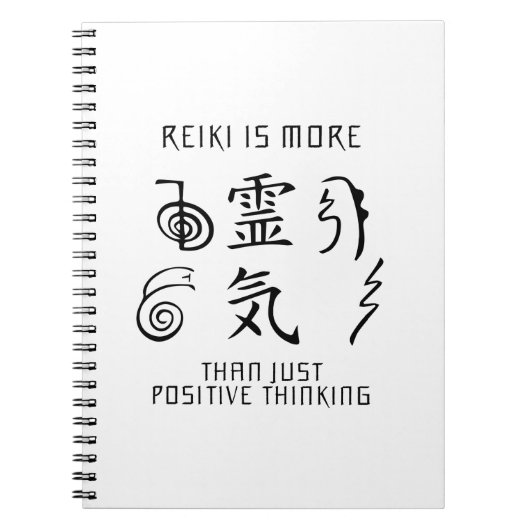Positives Denken Reiki | SPIRITUALITÄT Notizblock (Vorderseite)