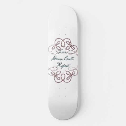 Positives Denken Skateboard (Vorderseite)