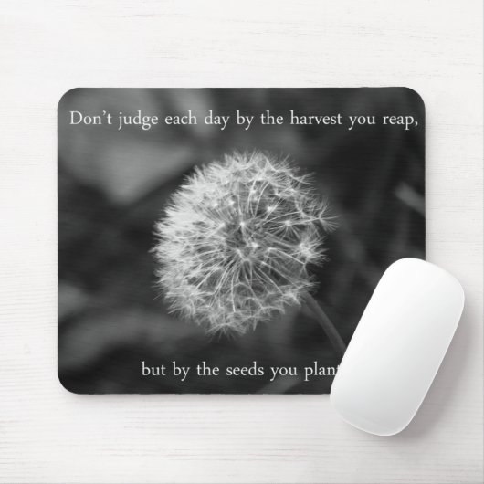 Positives Denken Sprichwort mit Dandelion Mousepad (Mit Mouse)