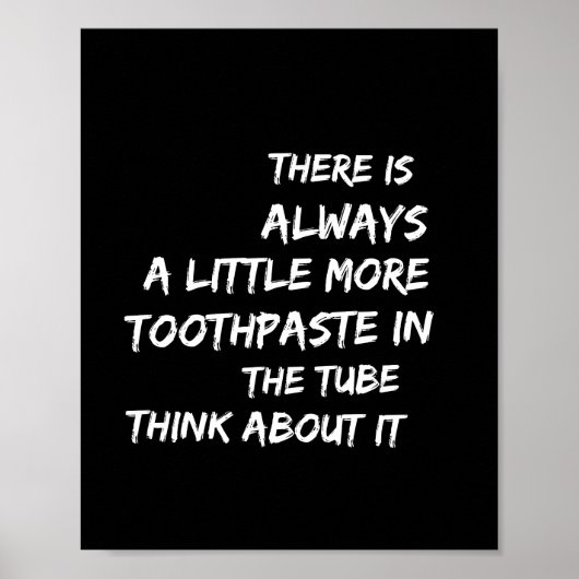 Positives Denken Wanddekor - Einzigartiges Zitat Poster (Vorne)