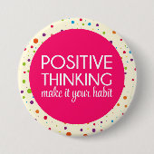 Positives denkendes Zitat Button (Vorderseite)