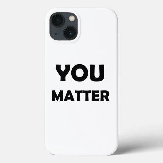 Positives Design - Sie sind wichtig Case-Mate iPhone Hülle (Rückseite)