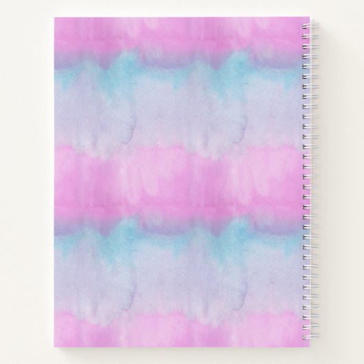 Positives Energieangebot Personalisiert rosa Wasse Notizblock (Rückseite)