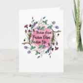 Positives Geistesleben Karte (Vorderseite)