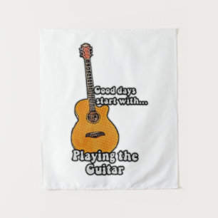 positives Gitarrenangebot für Gitarrist Wandteppich