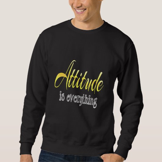 Positives Grafikdesign 6 Sweatshirt (Vorderseite)