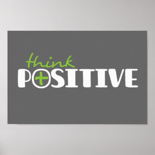 Positives grafisches Quadrat-Poster Poster