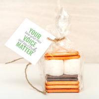 Positives Grün Ihre Stimme Matter Motivation Zitat