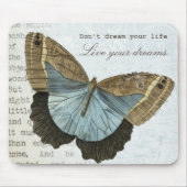 Positives inspirational Zitat des Vintagen Mousepad (Vorne)