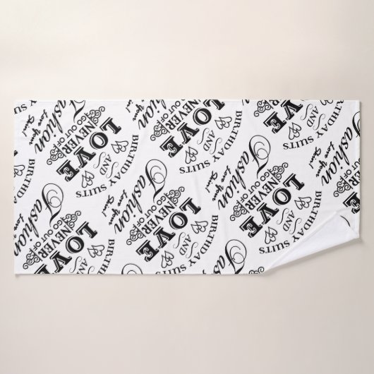 Positives Körperbild, Liebe Ihrer Haut Badehandtuch (Badehandtuch)