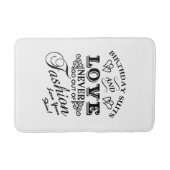 Positives Körperbild, Liebe Ihrer Haut Badematte (Vorderseite)