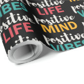 Positives Leben Geschenkpapier (Rolleneckpunkt)