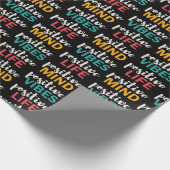 Positives Leben Geschenkpapier (Ecke)