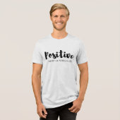 Positives Mind Vibes Life Tri-Blend Shirt (Vorderseite voll)